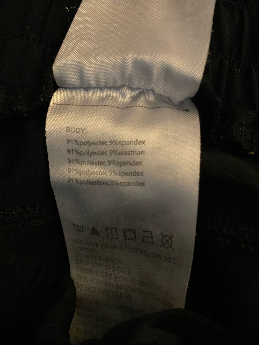 Baleaf Black Cargo Jogger Pants with Drawstring Waist - Picture 4 of 15